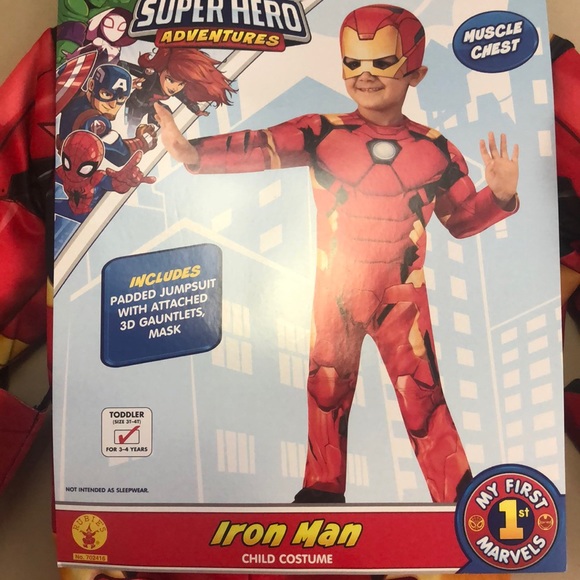 Marvel Ironman Muscle costume. NWT - Picture 6 of 6